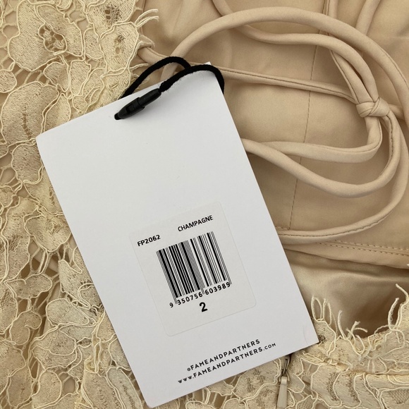 FAME AND PARTNERS Formal Lace Evening Dress - Picture 6 of 8